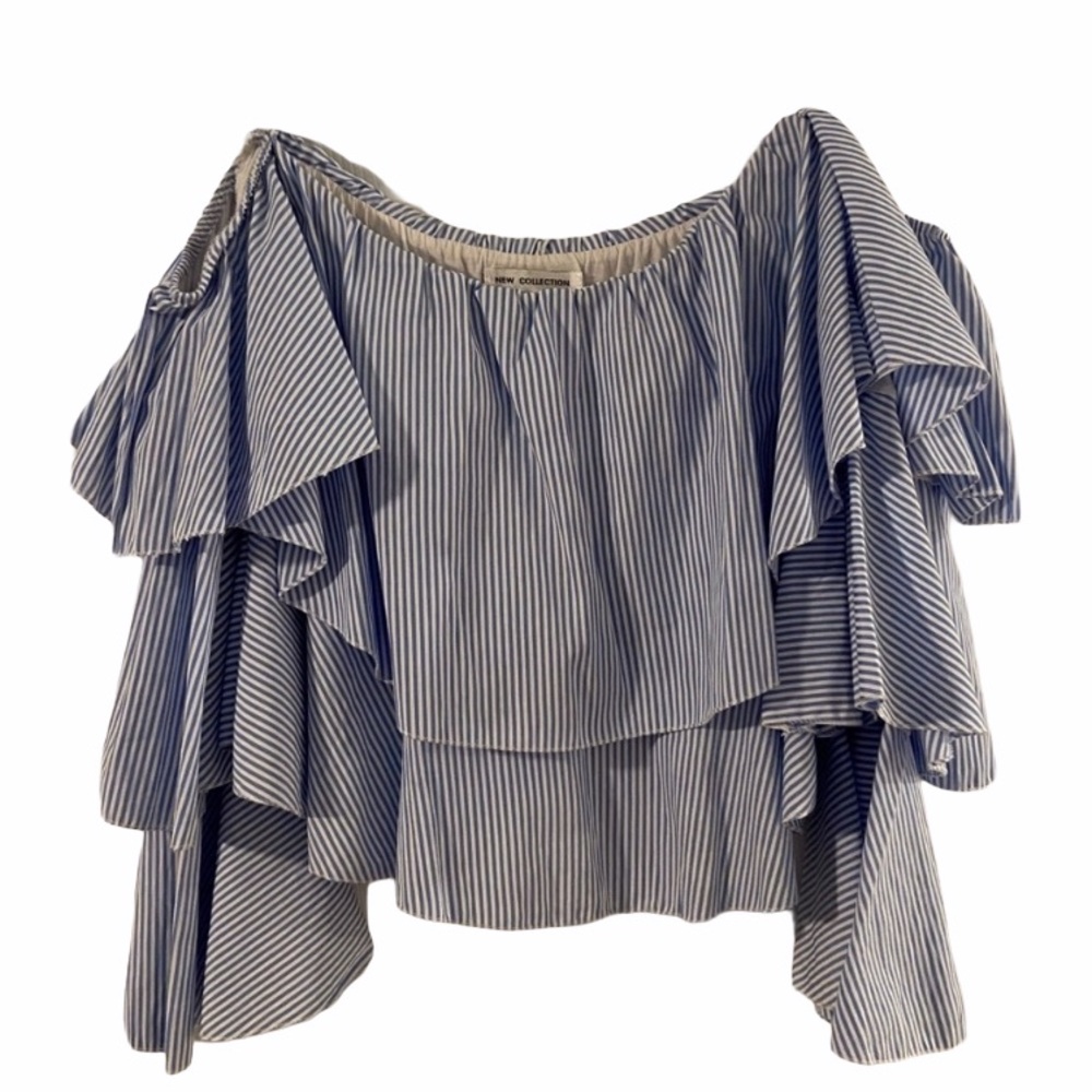 Off the shoulder ruffled blouse
